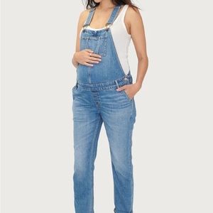 Hatch Denim Maternity Overalls